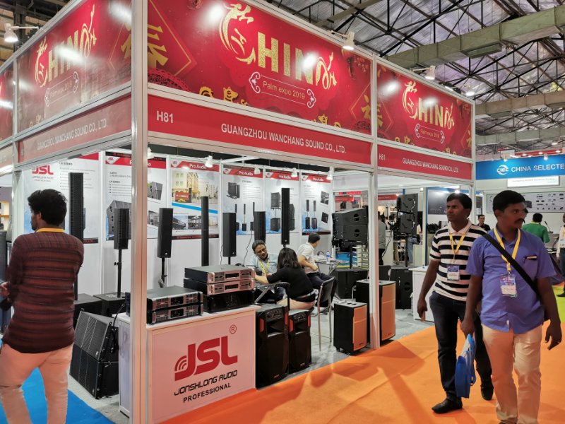 JSL丝瓜视频看污片音响出席印度孟买PALM Expo India 2019